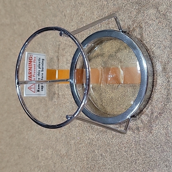 Peach Jar Candle & Matching Glass Shade!! - Picture 9 of 9